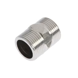 Ниппель ZEIN engr, 3/4", наружная резьба, нержавеющая сталь