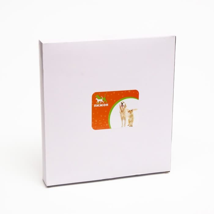 Дверь для животных, 4 режима, проём 15×15.5, общий размер 22.5×20 см, тёмно-коричневая