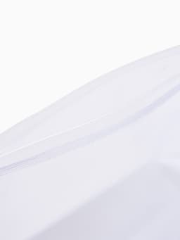 Косметичка для бассейна с застёжкой зип-лок, без рисунка, прозрачная