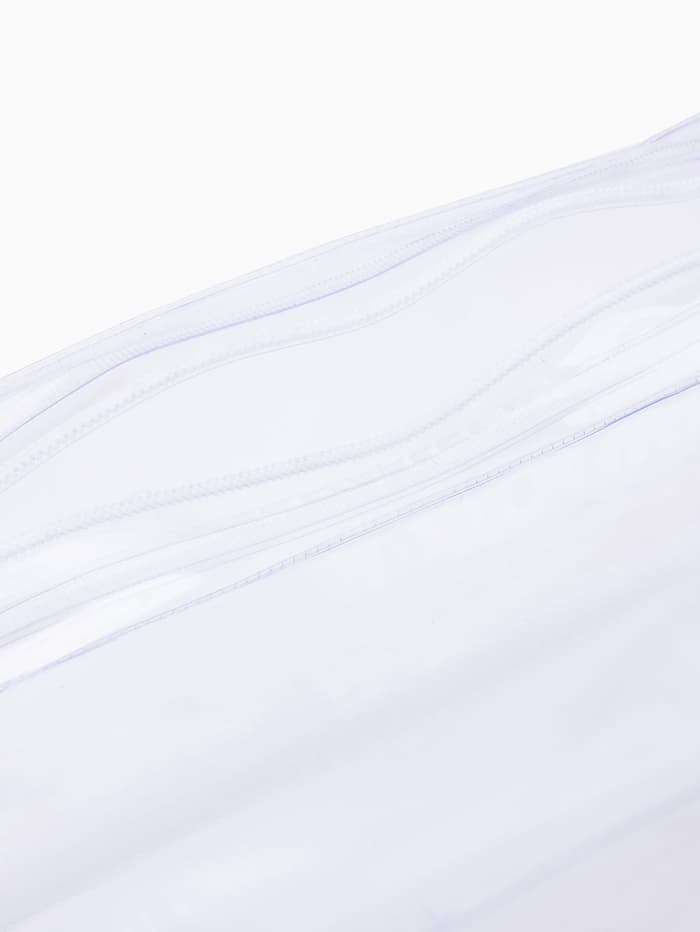 Косметичка на молнии, прозрачная