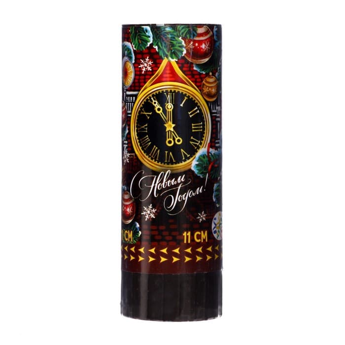 Хлопушка пружинная поворотная «С Новым годом!», 11 см