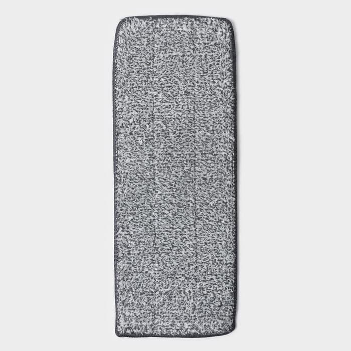 Насадка для швабры Raccoon, на липучке, микрофибра, крепления с 2-х сторон, 32×12 см