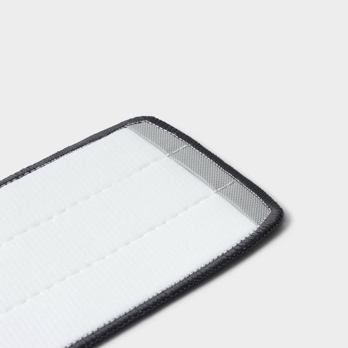 Насадка для швабры Raccoon, на липучке, микрофибра, крепления с 2-х сторон, 32×12 см