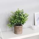 Искусственный цветок в горшке «Буксус», 7.5×21 см