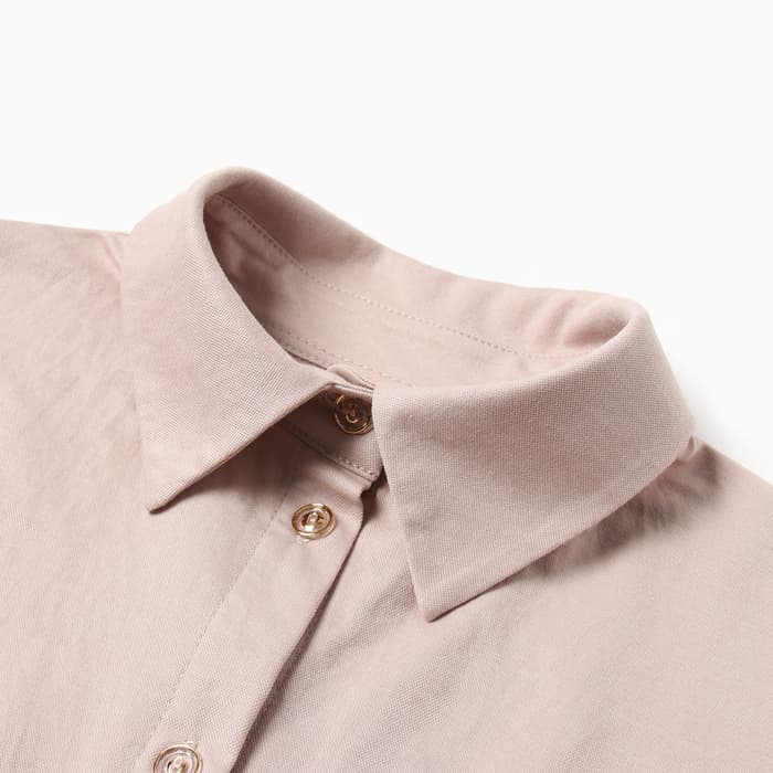 Костюм женский (сорочка, брюки) MINAKU, размер 52, бежевый