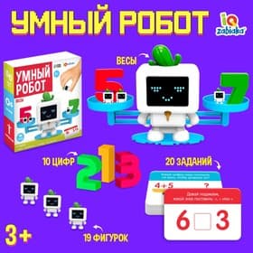 Детские развивающие математические весы IQ-ZABIAKA «Умный робот», по методике Монтессори