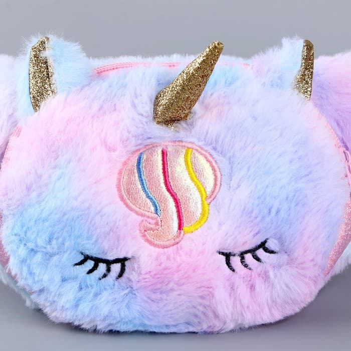 Сумка детская поясная «Единорог», 26×16 см