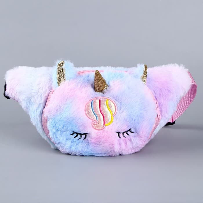 Сумка детская поясная «Единорог», 26×16 см