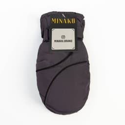 Варежки зимние детские MINAKU, серые, размер 20 см