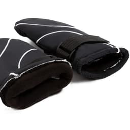 Варежки зимние детские MINAKU, чёрные, размер 16 (18 см)