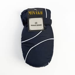 Варежки зимние детские MINAKU, чёрные, размер 16 (18 см)