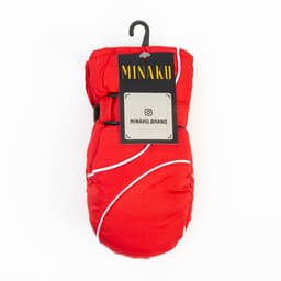 Варежки зимние детские MINAKU, красные, размер 16 (18 см)