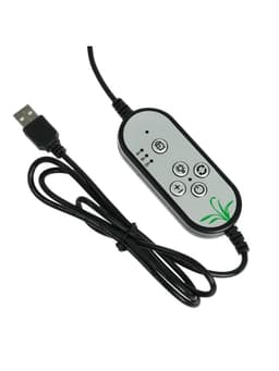 Фитосветильник для растений, светодиодный, 9 Вт, 250 мм, IP66, 5 В, USB, прищепка, таймер, биколорный