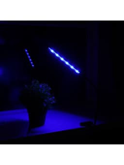 Фитосветильник для растений, светодиодный, 9 Вт, 250 мм, IP66, 5 В, USB, прищепка, таймер, биколорный