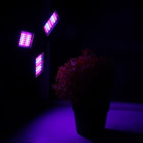 Фитолампа для растений, светодиодная, Е27, 22 Вт, IP20, 265 В, 360°, складная, биколорная