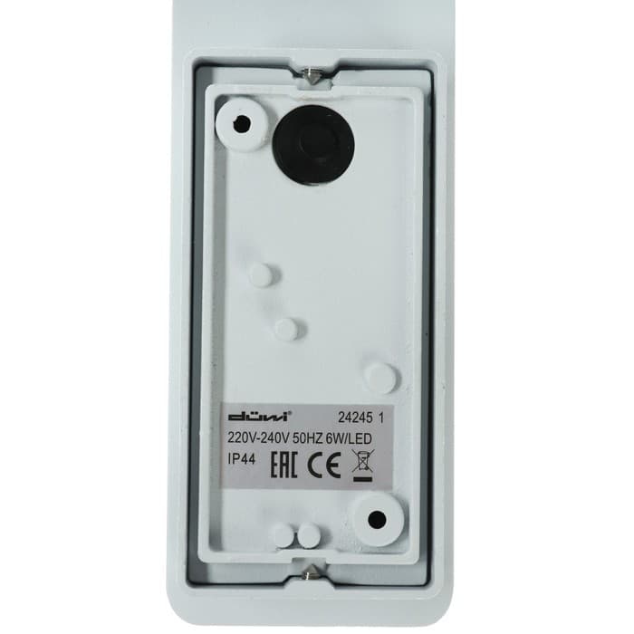 Светильник Duwi Nuovo LED, 6 Вт, 3000K, IP44, архитектурный, металл, белый