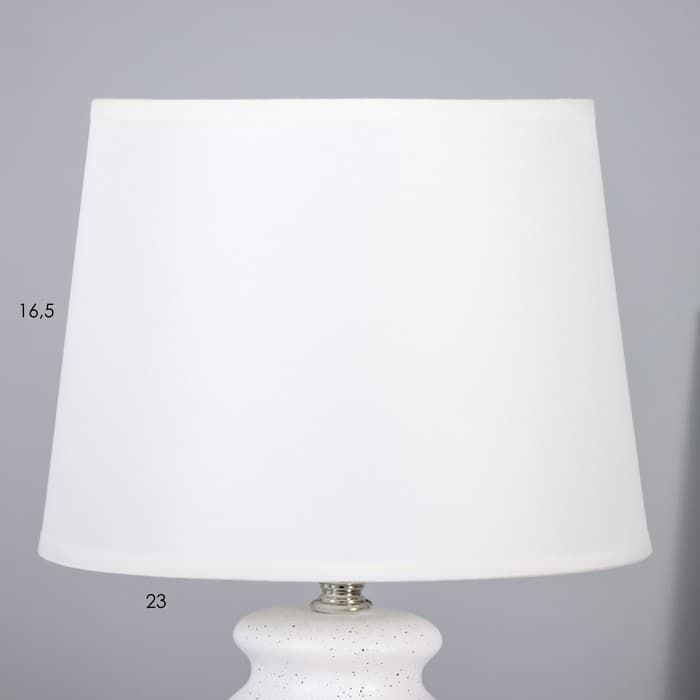 Лампа настольная RISALUX 16817/1, E14, 40 Вт, белая, 36 см