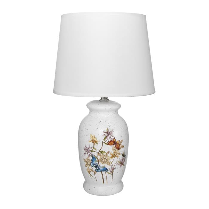 Лампа настольная RISALUX 16817/1, E14, 40 Вт, белая, 36 см