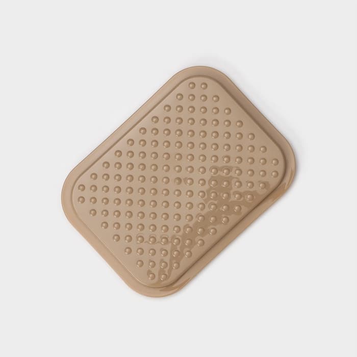 Маслёнка двухсторонняя STOCKHOLM, пластик, 14.5×11×5.5 см, шоколадная, мокко