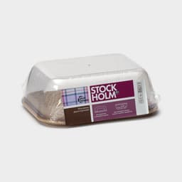 Маслёнка двухсторонняя STOCKHOLM, пластик, 14.5×11×5.5 см, шоколадная, мокко