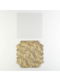 Коробка для печенья, кондитерская упаковка с PVC крышкой, «Крафт», 18×18×3 см