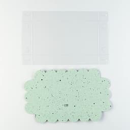 Коробка для печенья, кондитерская упаковка с PVC крышкой, «Грозди», 10.5 х 21 х 3 см