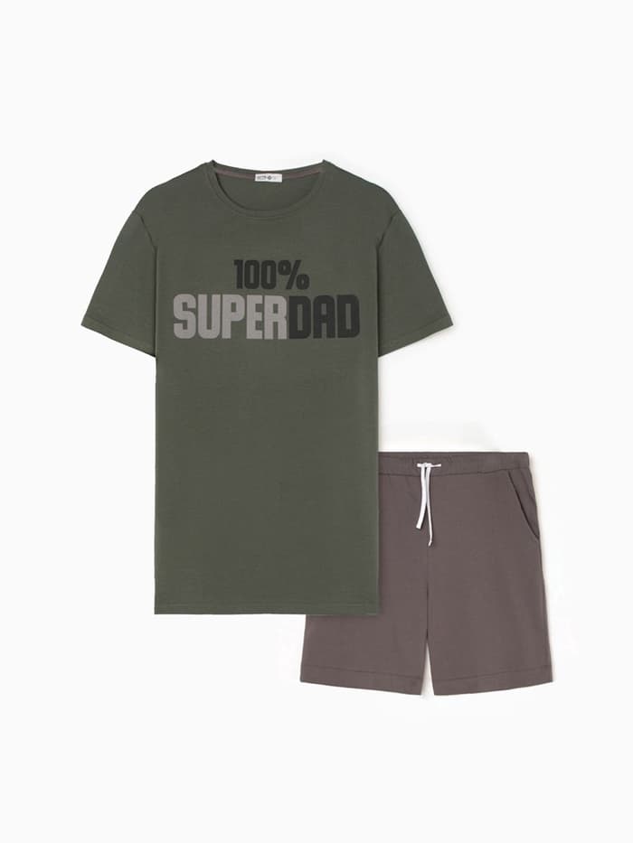 Пижама мужская KAFTAN «Super dad» размер 48