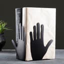Держатель - подставка для книг «Ладони», набор 2 шт., 15×10×10 см, чёрный
