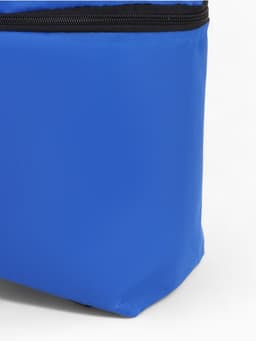 Сумка хозяйственная складная на кнопке, 2 колеса, 40×12×30 см, синяя