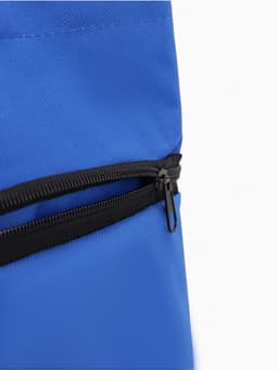 Сумка хозяйственная складная на кнопке, 2 колеса, 40×12×30 см, синяя