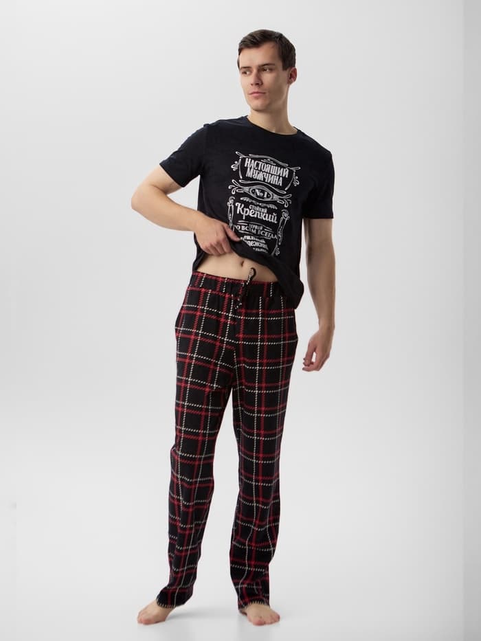 Пижама мужская KAFTAN «Настоящий мужчина» размер 48