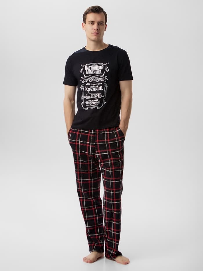 Пижама мужская KAFTAN «Настоящий мужчина» размер 54