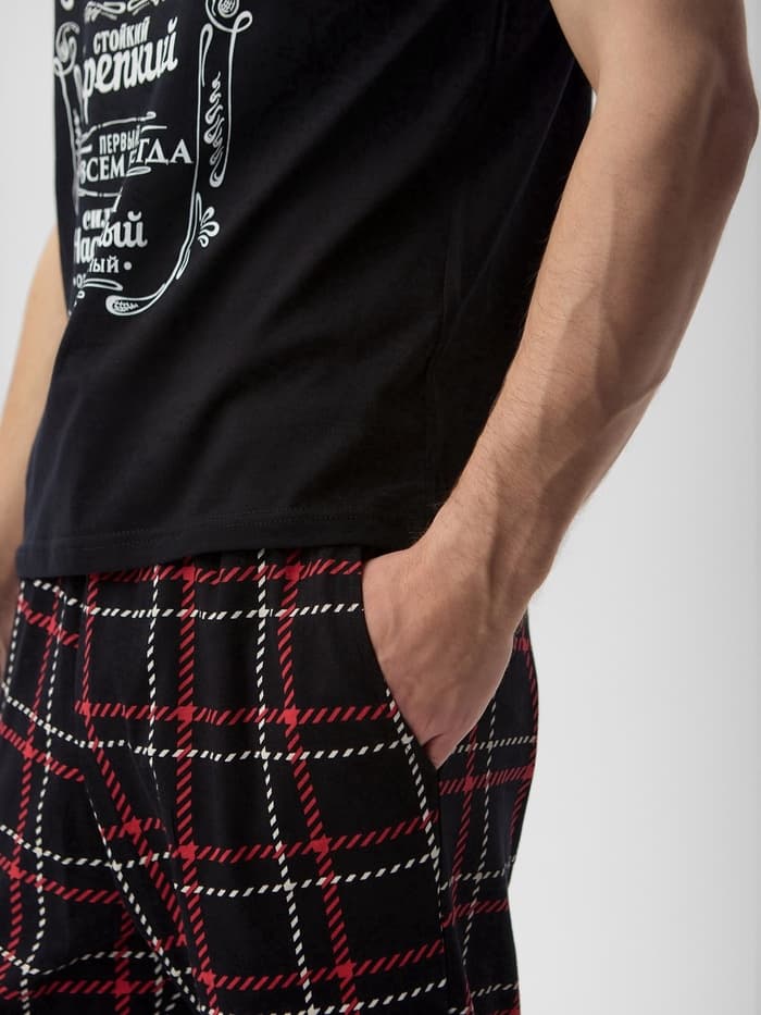 Пижама мужская KAFTAN «Настоящий мужчина» размер 54