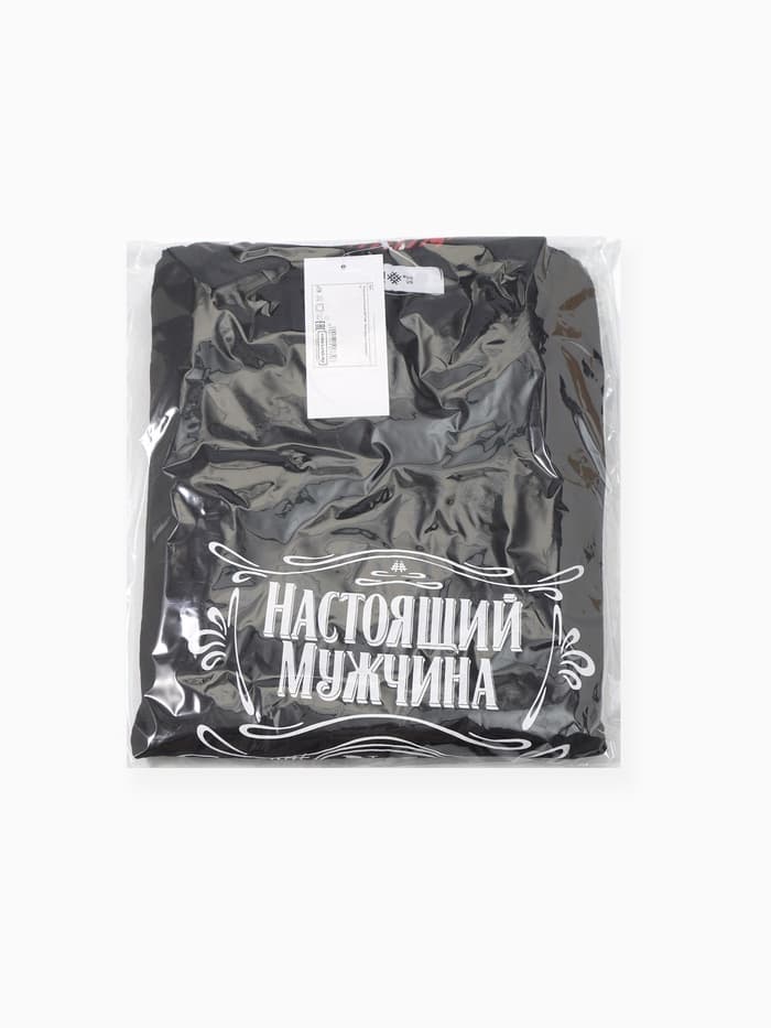 Пижама мужская: футболка, брюки KAFTAN «Настоящий мужчина», размер 56