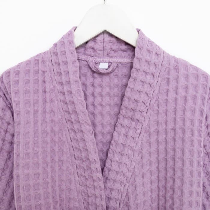 Халат вафельный детский «Крошка Я» Boho, размер 30 (98-104 см), сиреневый