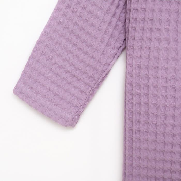 Халат вафельный детский «Крошка Я» Boho, размер 30 (98-104 см), сиреневый