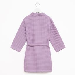 Халат вафельный детский «Крошка Я» Boho, размер 30 (98-104 см), сиреневый