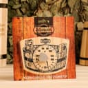 Термометр - гигрометр для бани и сауны «Шайка», деревянный, «Добропаровъ»