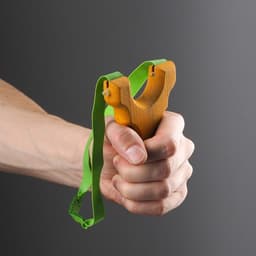 Рогатка деревянная «Детство», жёлтая