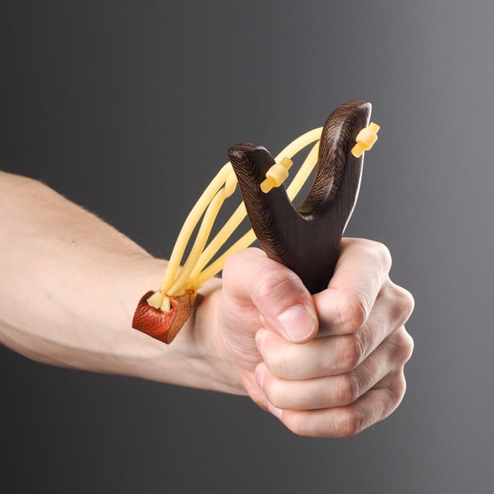 Рогатка деревянная «Детство», коричневая