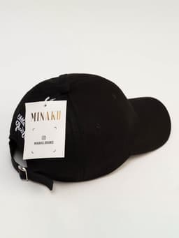 Кепка женская MINAKU LOVE, чёрная, размер 56-58