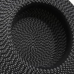 Шляпа с чёрной лентой женская MINAKU, тёмно-серая, размер 56-58