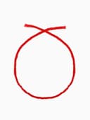 Браслет-оберег «Красная нить», каббала, 30 см