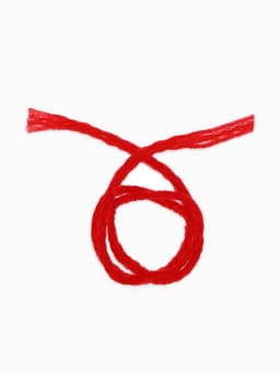 Браслет-оберег «Красная нить», каббала, 30 см