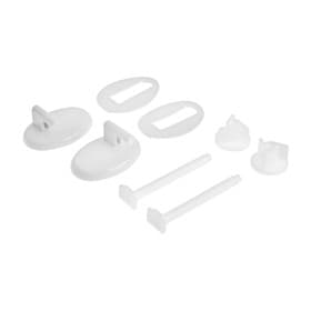 Крепеж для сиденья унитаза «АНИ Пласт» WSM0100, белый