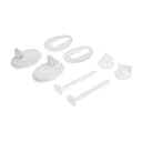 Крепеж для сиденья унитаза «АНИ Пласт» WSM0100, белый