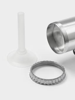 Шприц колбасный, 2.5 кг, 34×12×15 см, 2 насадки, нержавеющая сталь