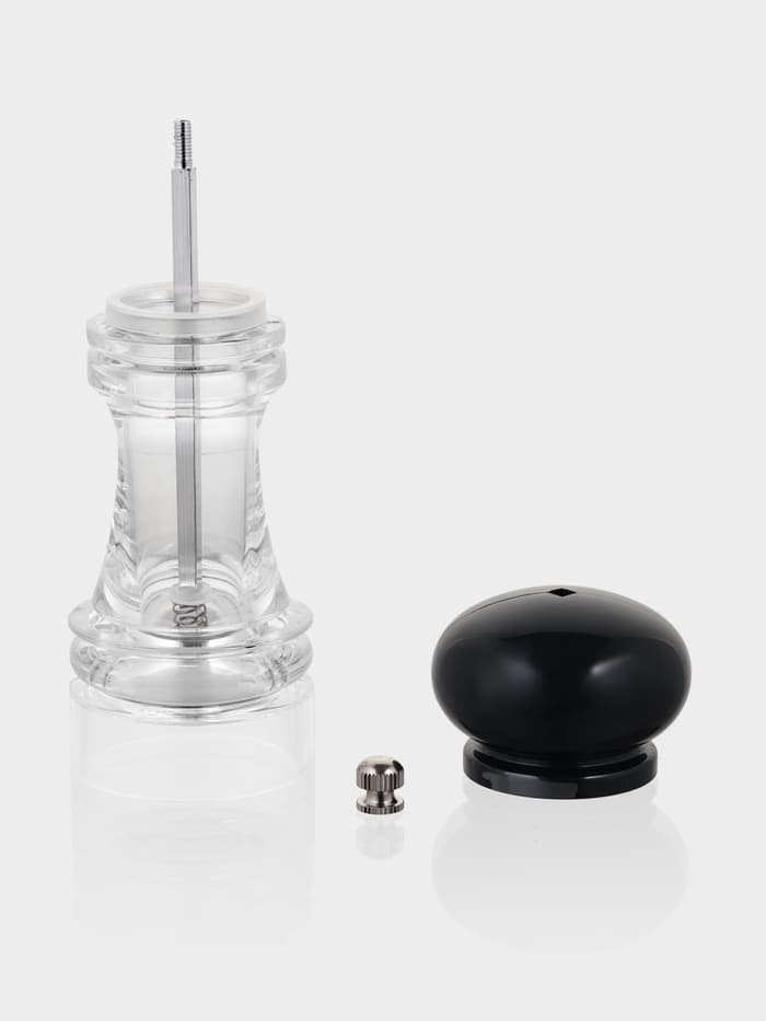 Мельница для специй Доляна «Скина», керамический механизм, 16×6 см, чёрная