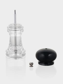 Мельница для специй Доляна «Скина», керамический механизм, 16×6 см, чёрная