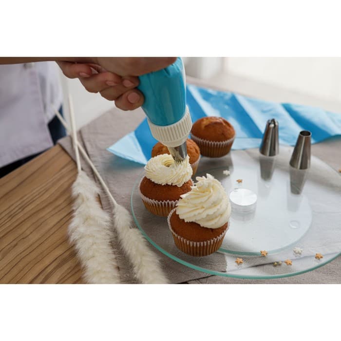 Набор кондитерский, 7 предметов: 2 мешка, 4 насадки d=2.5 см, адаптер